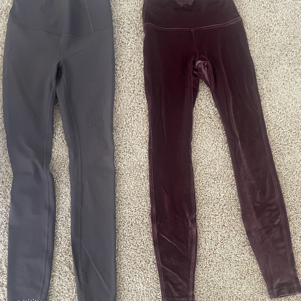 Lululemon leggings. Two pair